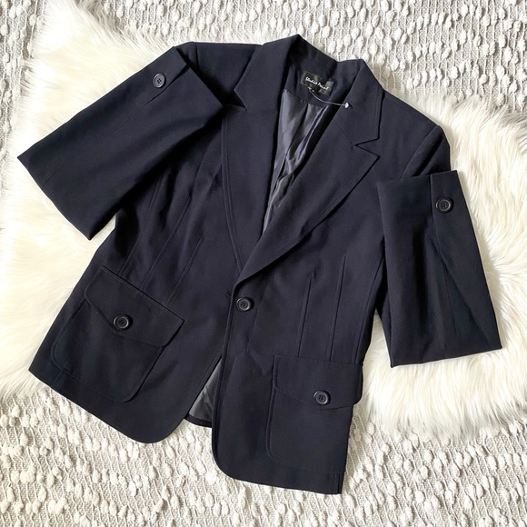 Navy Blazer Jacket - Picture 1 of 2